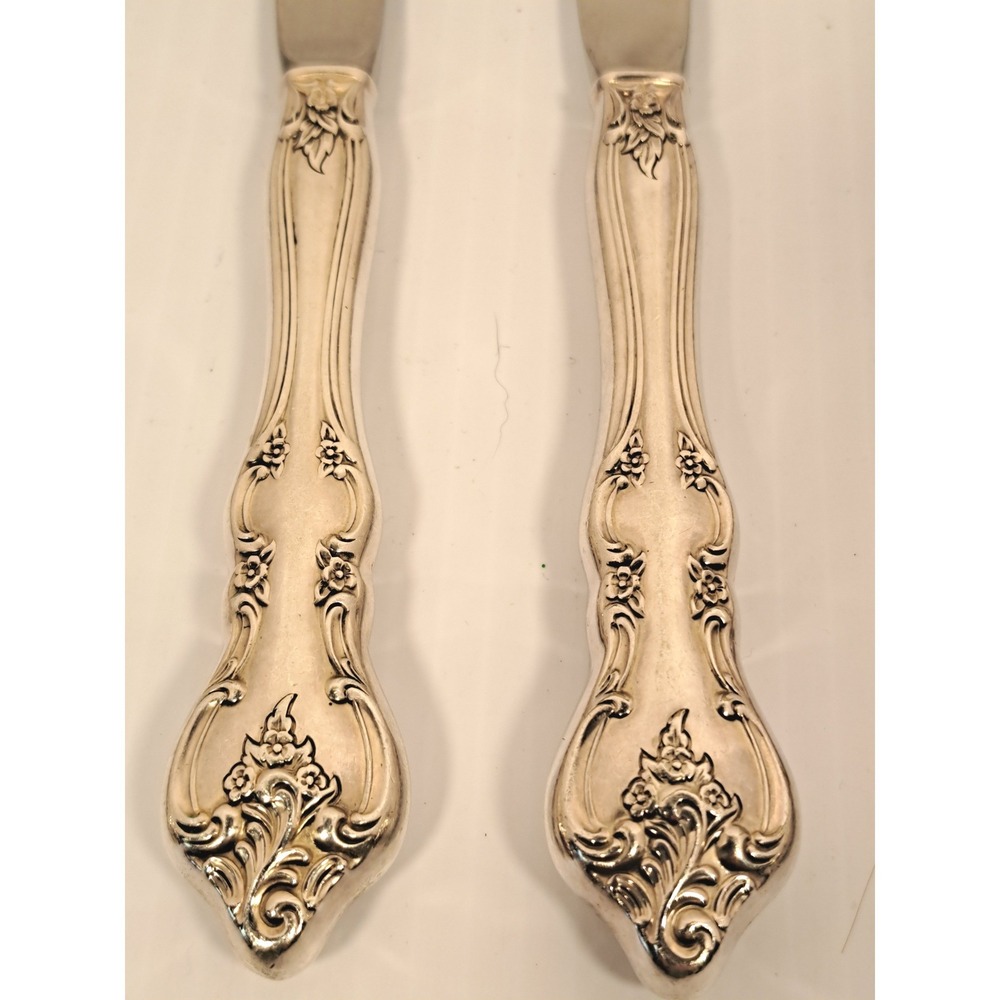 International Deepsilver Silver Orleans Silverplate Flatware (12) 5 pc Setting